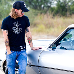 Cody Canada and his Camaro - Photo by Steve Circeo